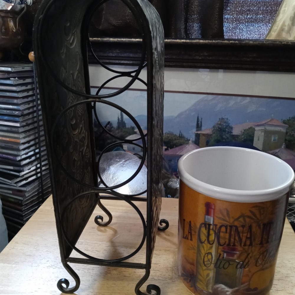 🍜UTENSIL HOLDER & WINE RACK 🍷🍱 - Picture 14 of 16